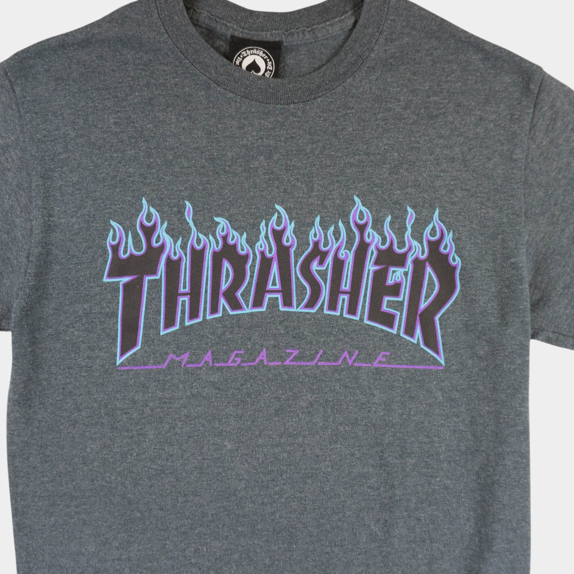 Thrasher Винтидж Сива Тениска