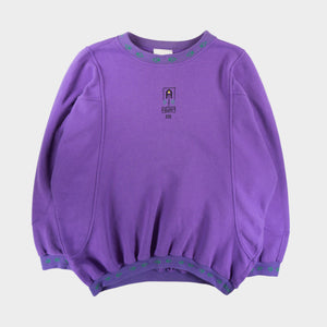 Adidas Винтидж 80-те Лилава Блуза