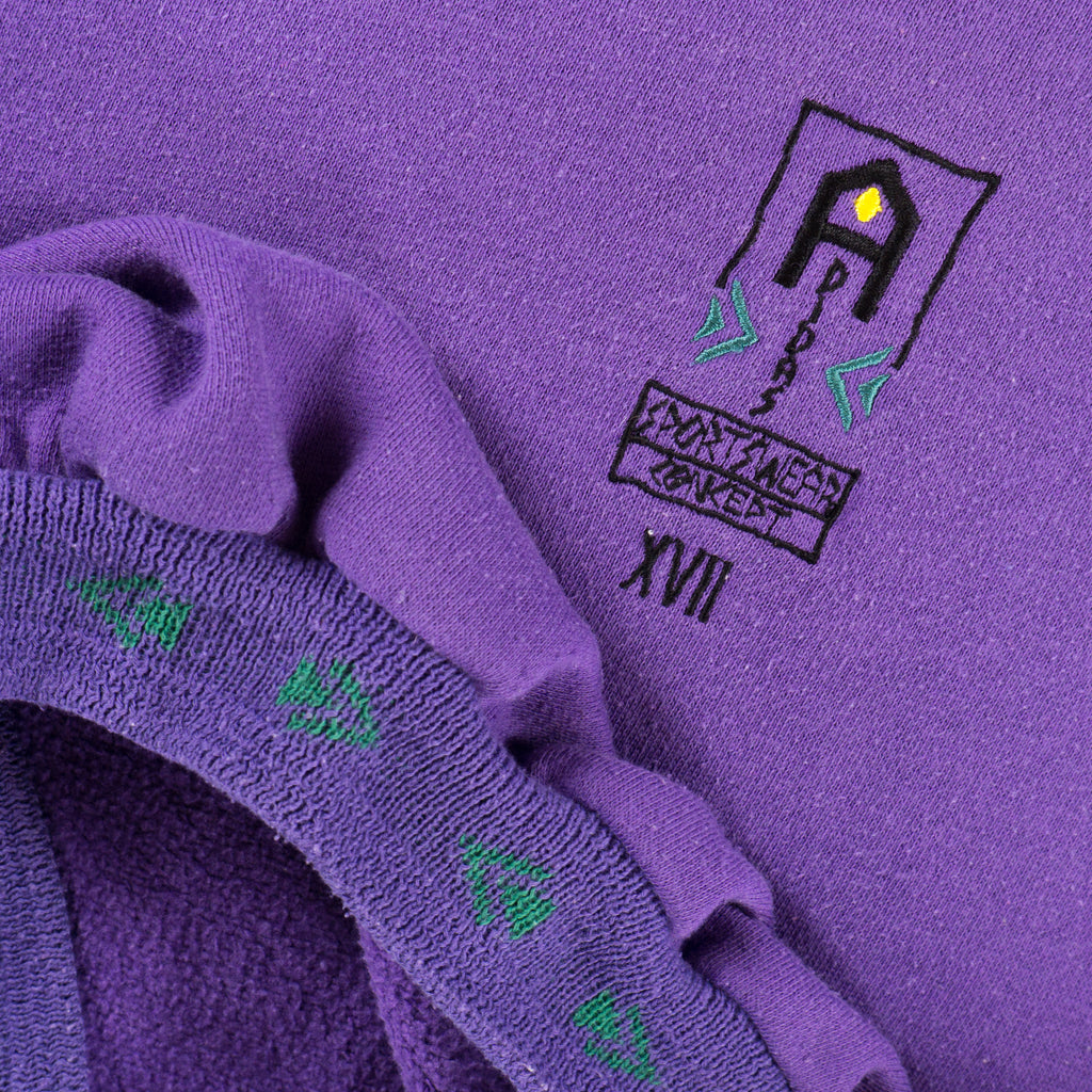 Adidas Винтидж 80-те Лилава Блуза