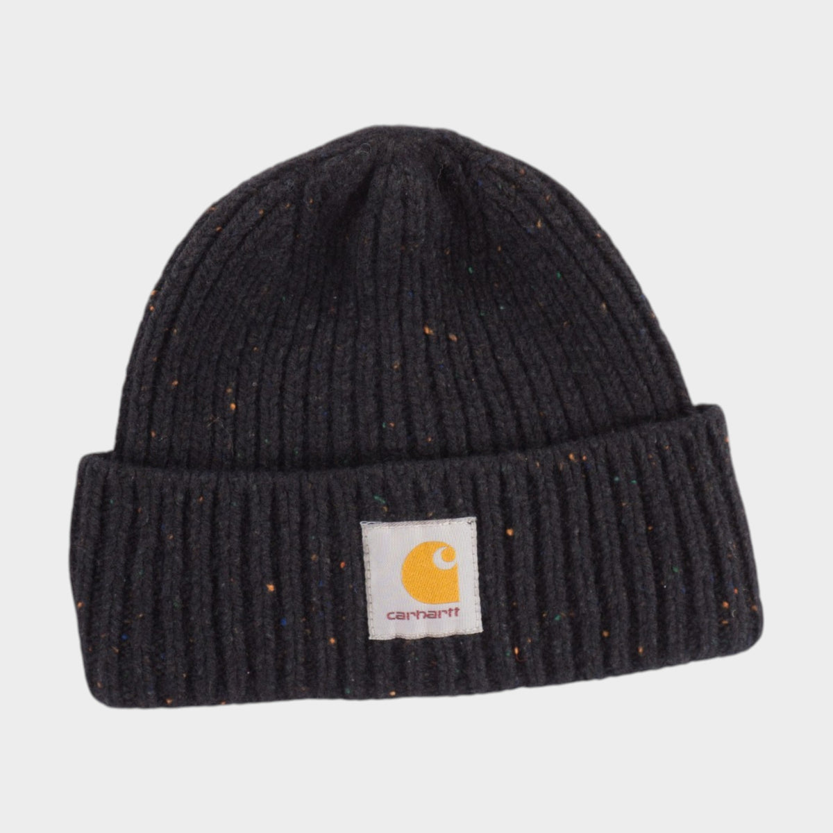 Carhartt WIP Anglistic Beanie Черна Вълнена Зимна Шапка