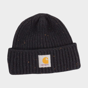 Carhartt WIP Anglistic Beanie Черна Вълнена Зимна Шапка