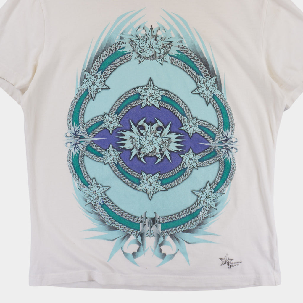 Versace Jeans Бяла Тениска с Графика