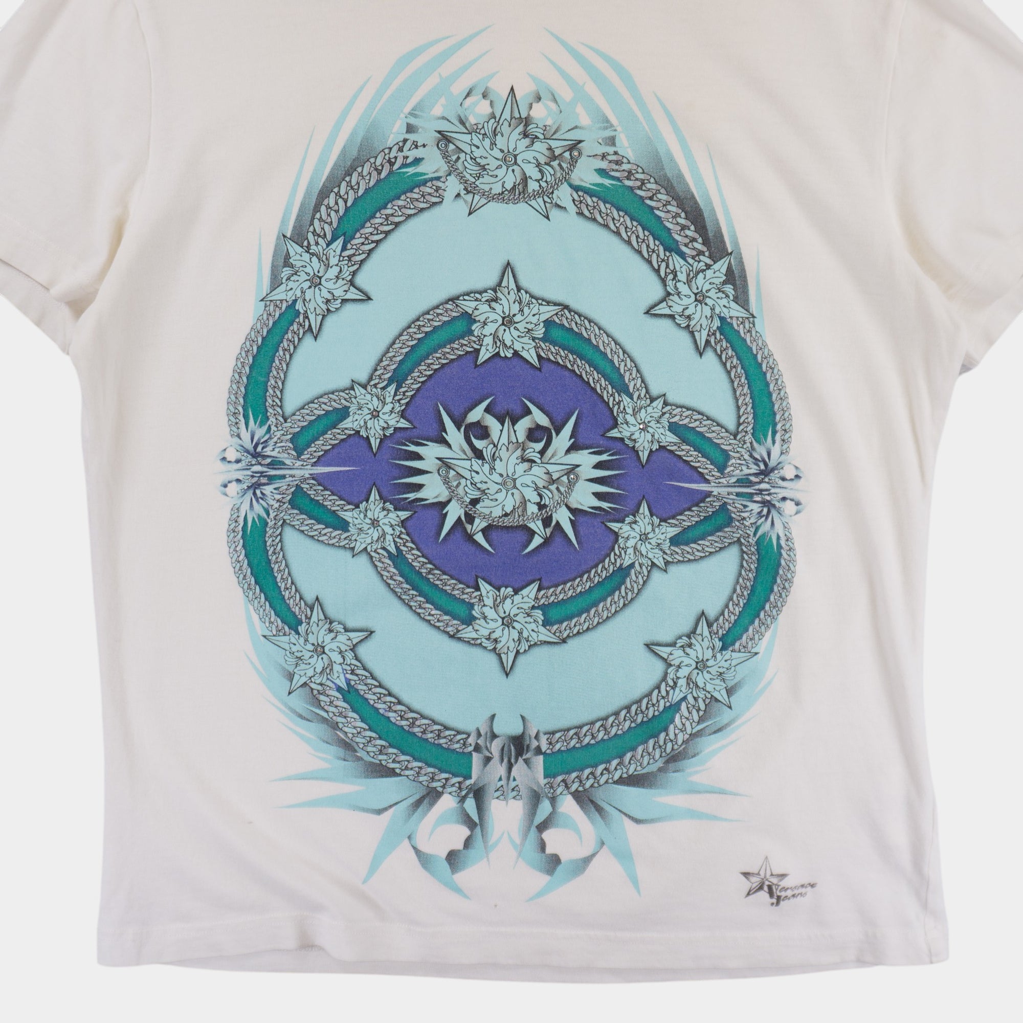Versace Jeans Бяла Тениска с Графика