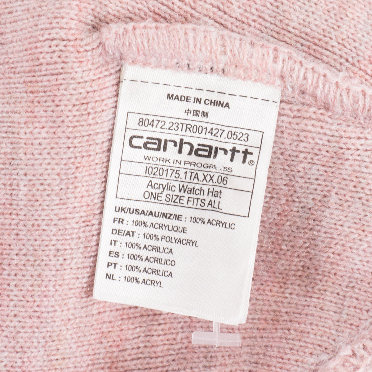 Carhartt WIP Acrylic Watch Hat Розова Зимна Шапка