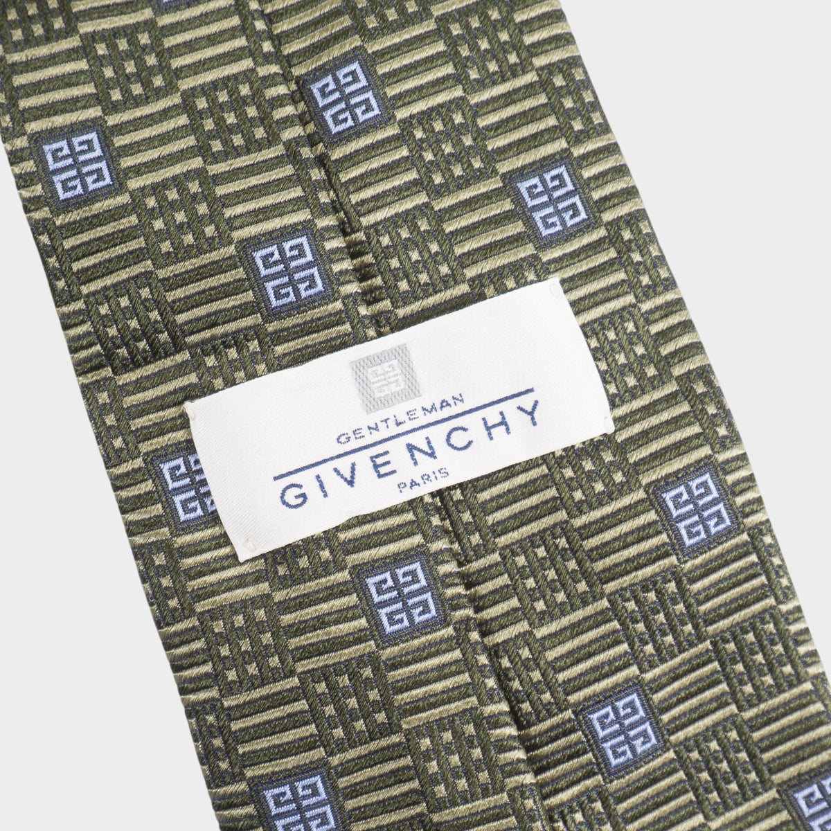 Givenchy Gentlemen Винтидж 80-те Копринена Вратовръзка