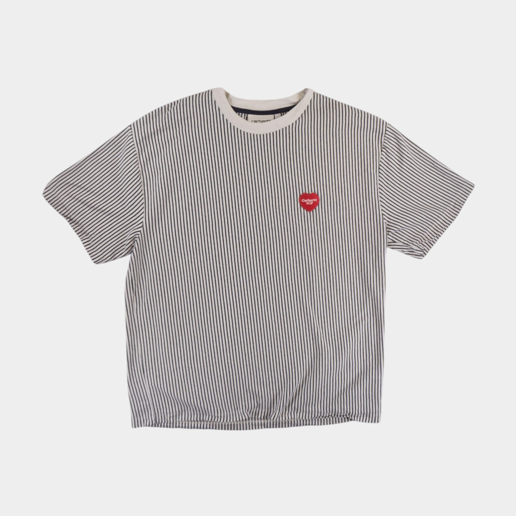 Carhartt WIP Сива Раирана Тениска