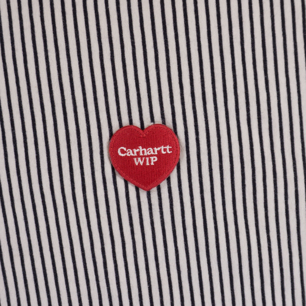 Carhartt WIP Сива Раирана Тениска