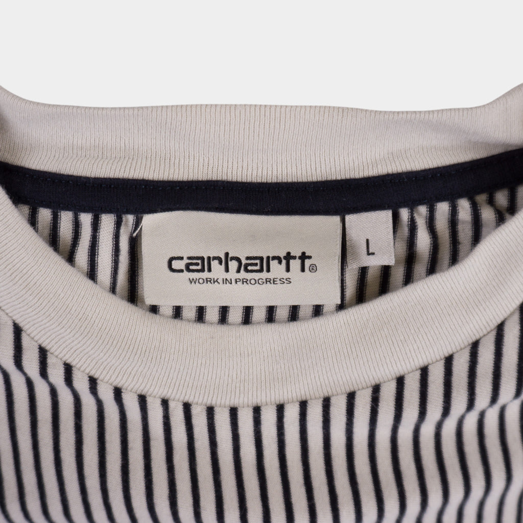 Carhartt WIP Сива Раирана Тениска