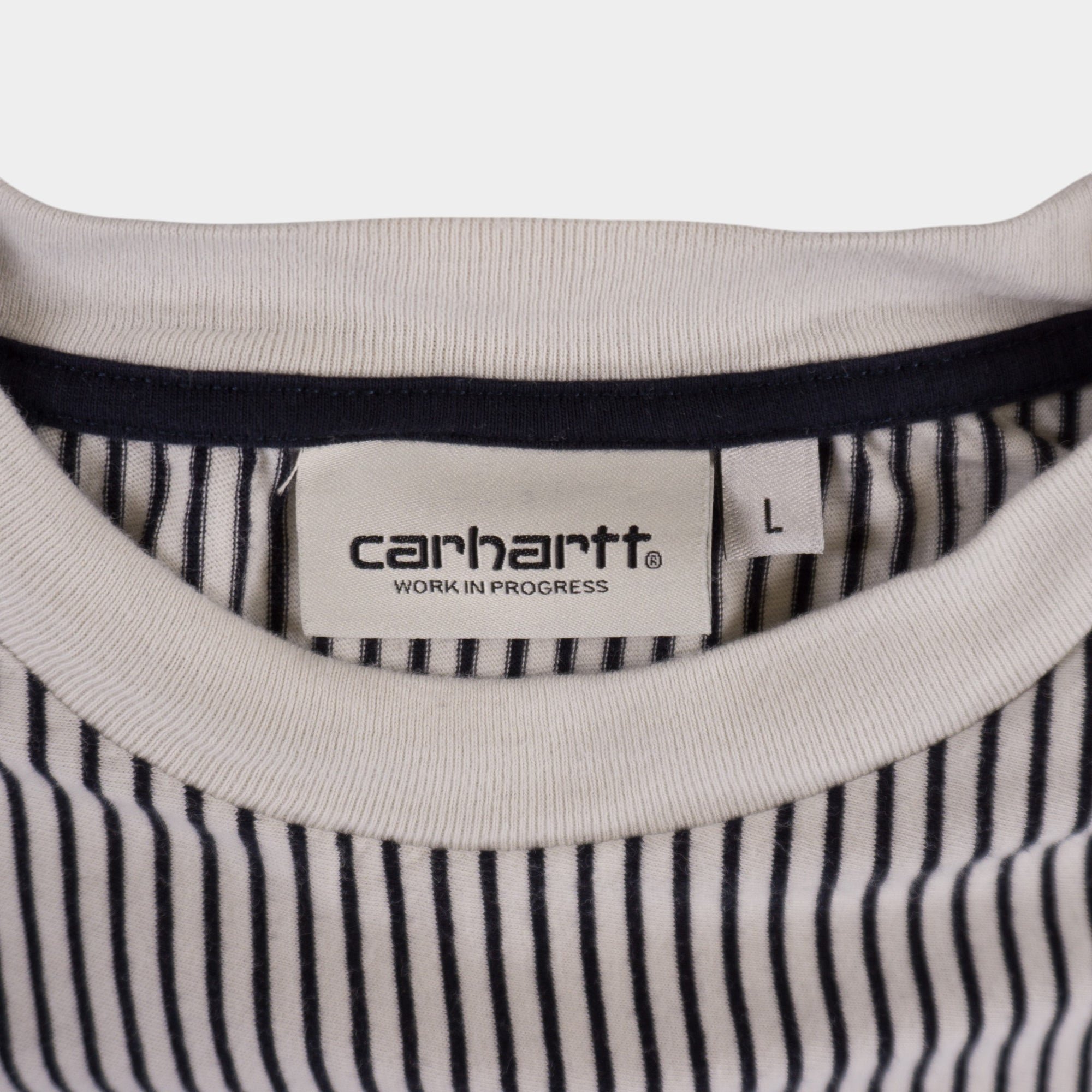 Carhartt WIP Сива Раирана Тениска