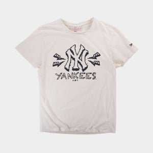 New Era Yankees Бяла Тениска