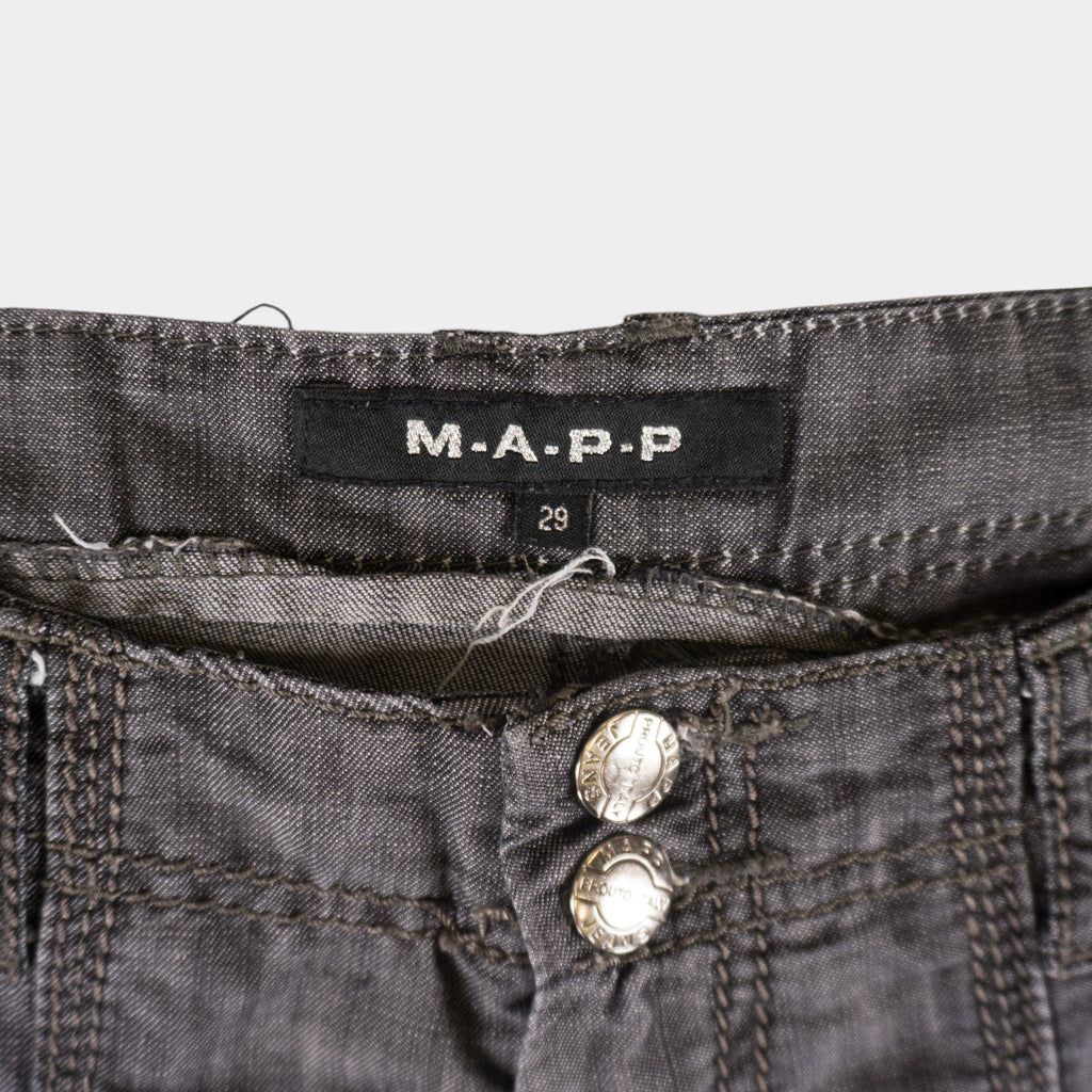 MAPP Винтидж 2000те Сиви 7/8 Панталони