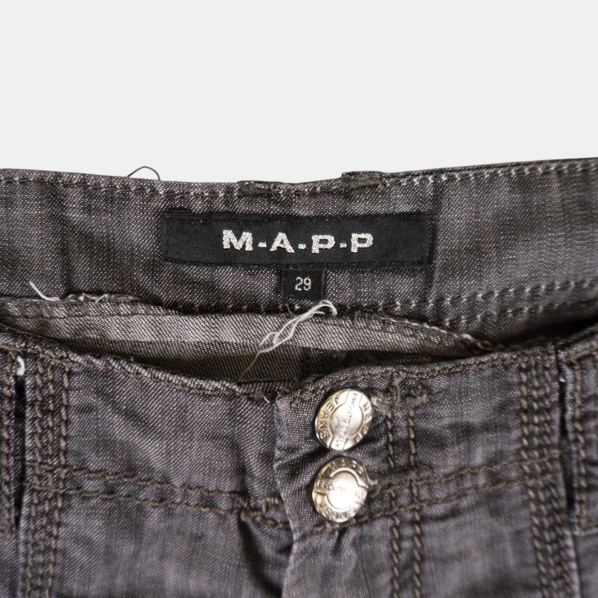 MAPP Винтидж 2000те Сиви 7/8 Панталони