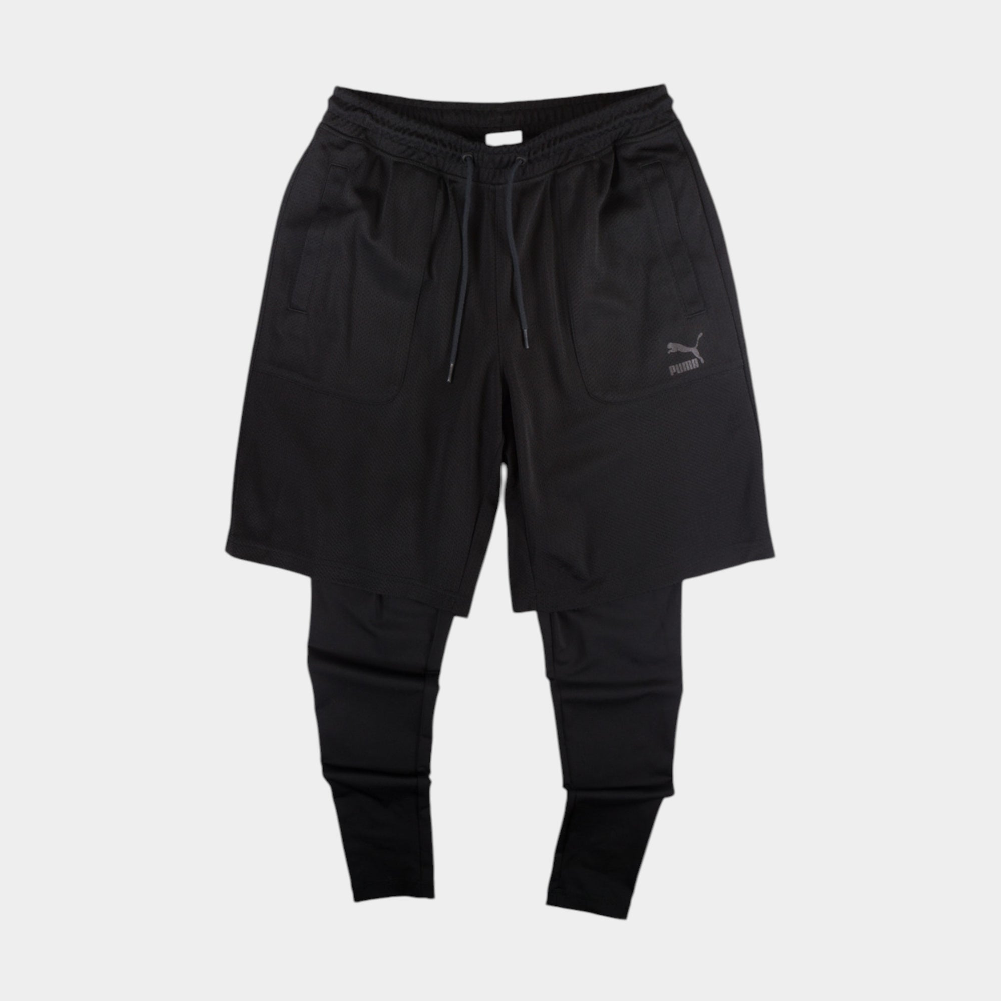 Puma Черни 2 в 1 Панталони