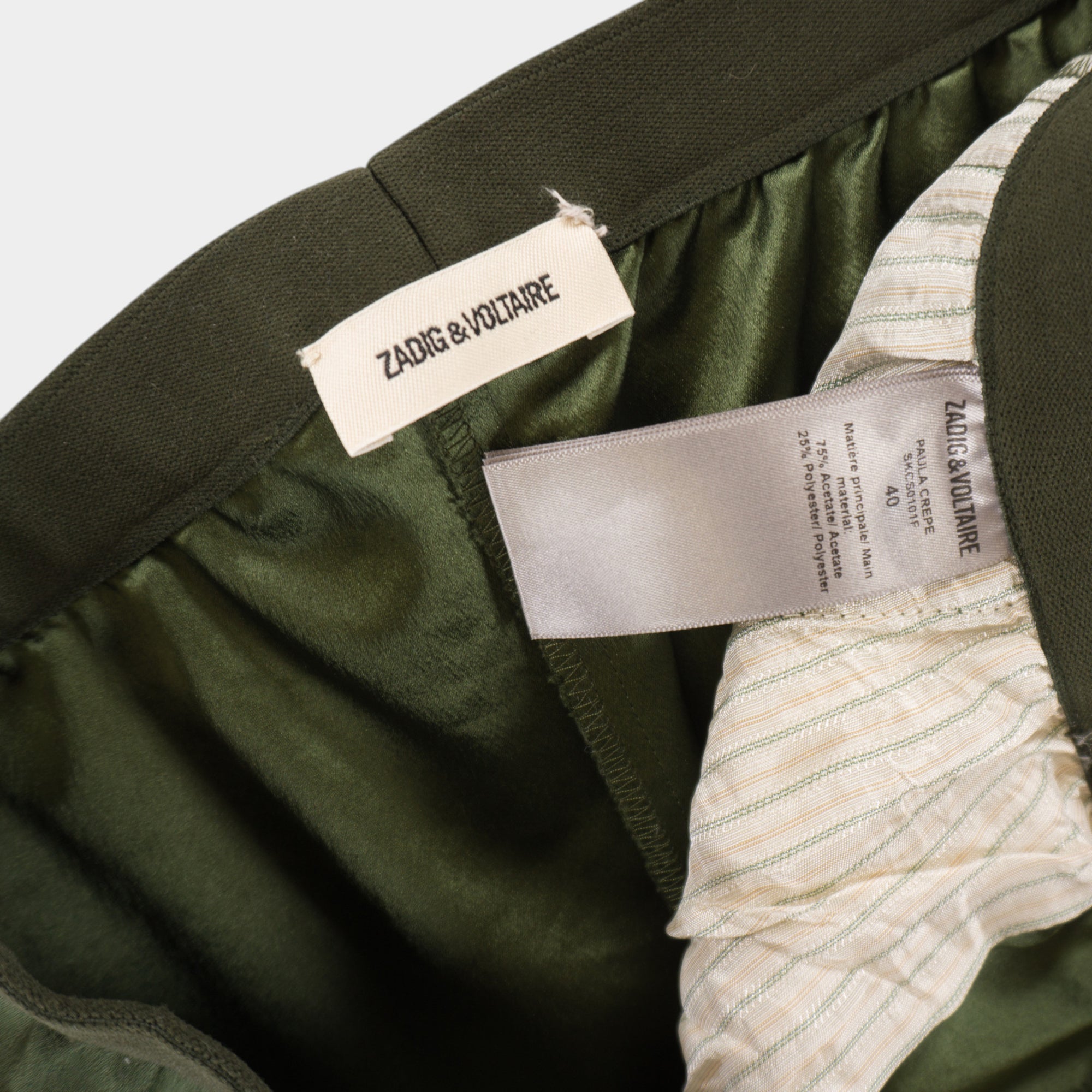 Zadig & Voltaire Зелен Панталон