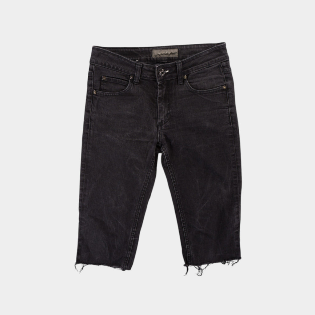 Acne Studios Y2K Черни Къси Дънки