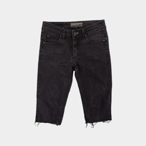 Acne Studios Y2K Черни Къси Дънки