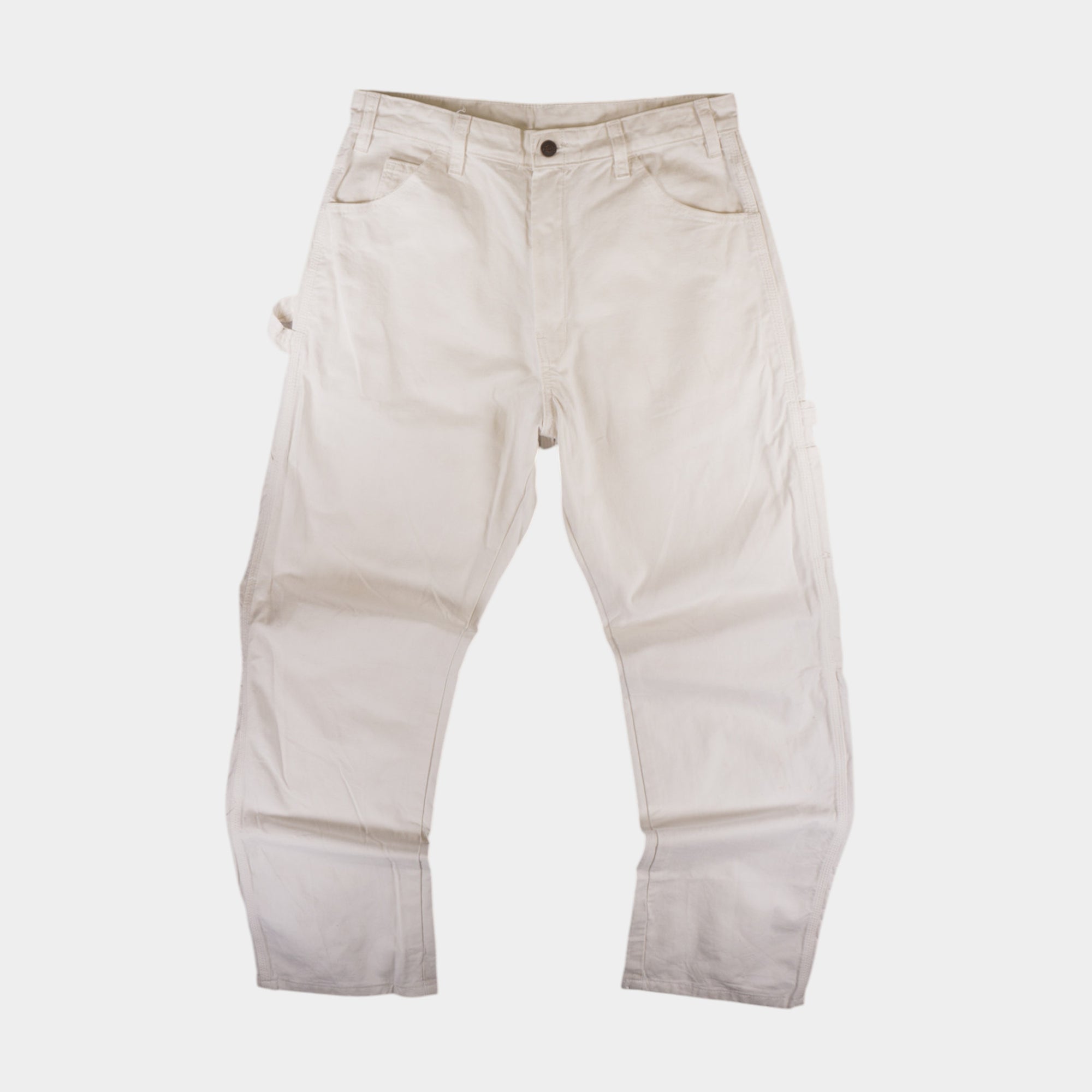 Dickies Винтидж 2000те Бели Работни Панталони