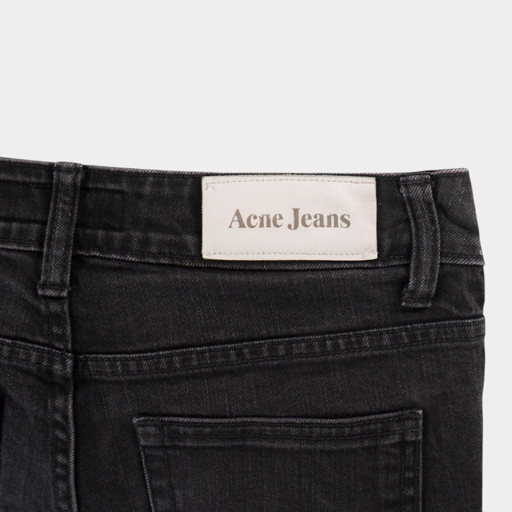 Acne Studios Y2K Черни Къси Дънки