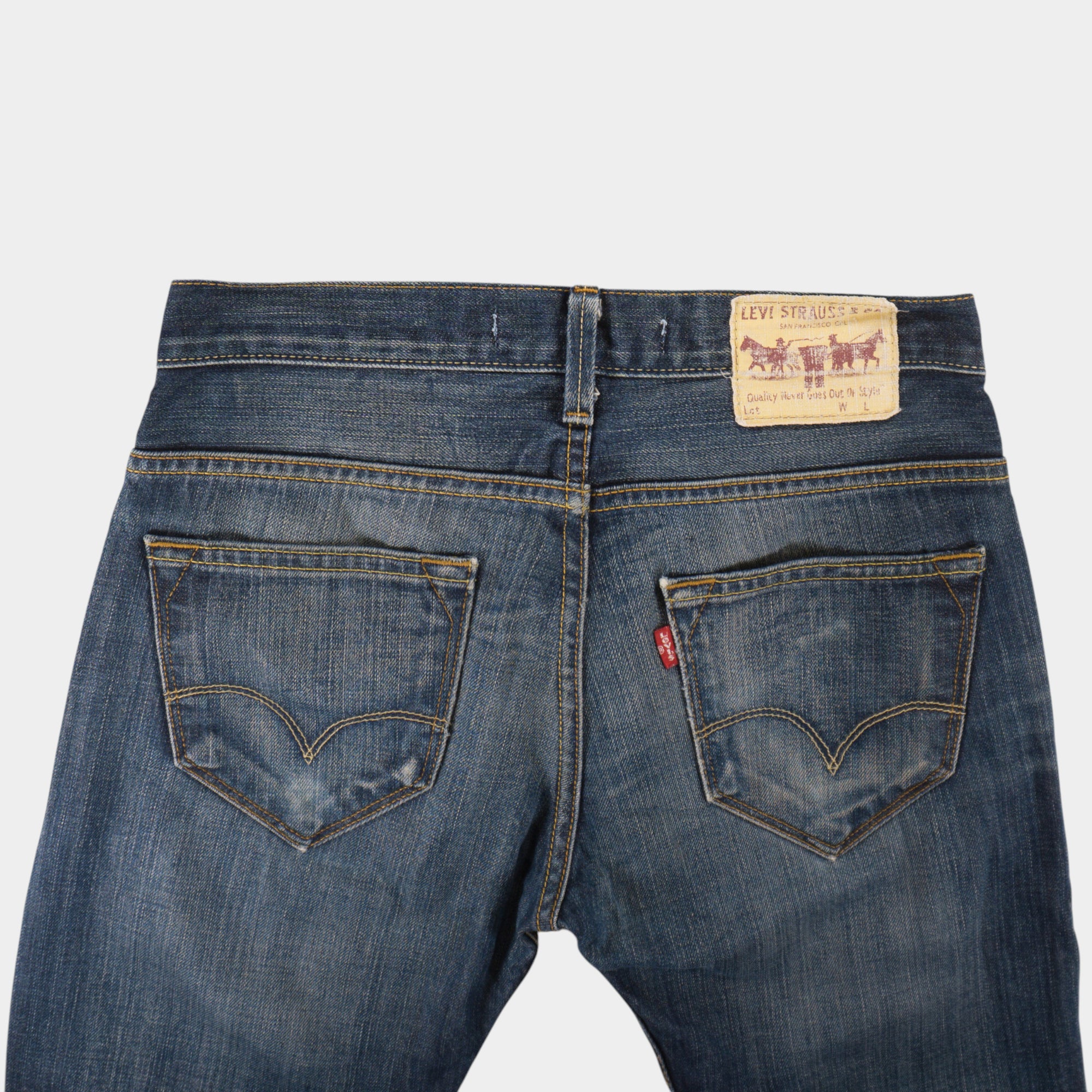 Levi's 504 Винтидж Сини Дънки