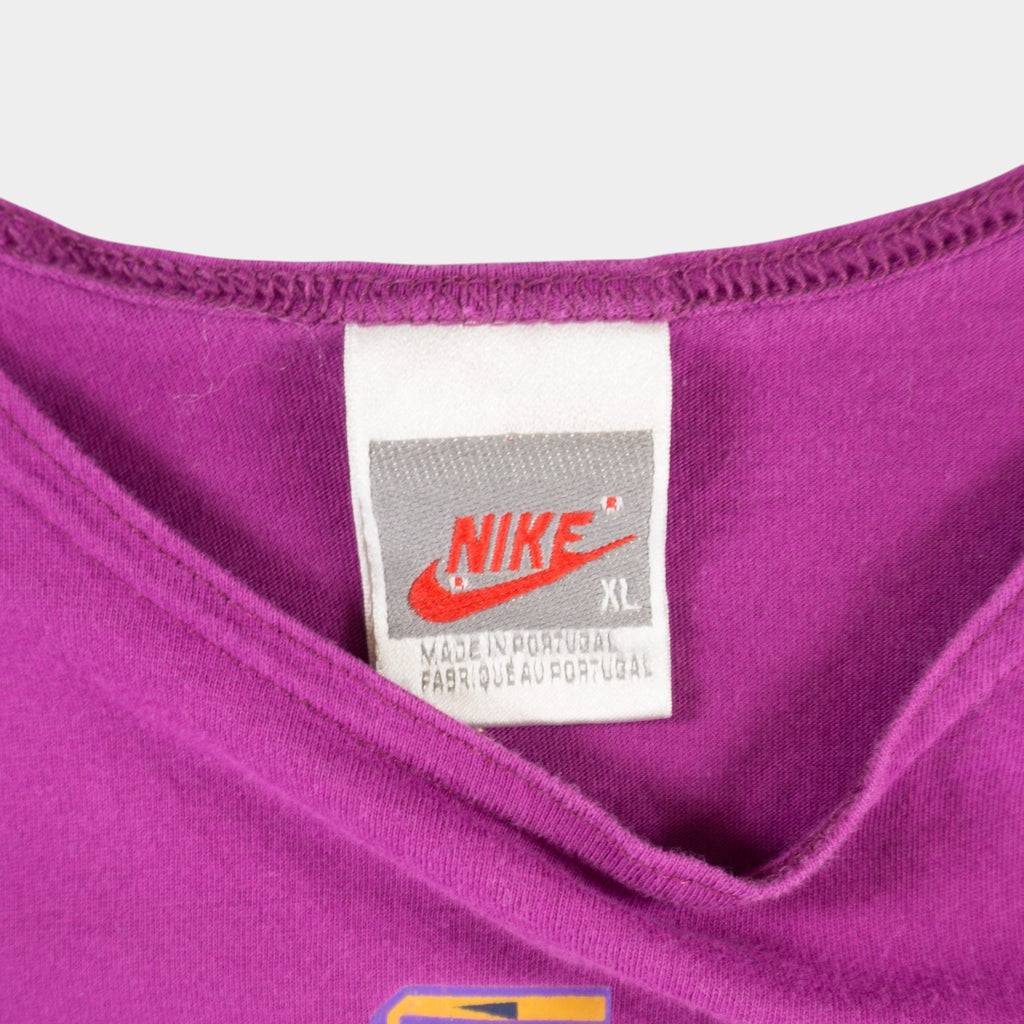 Nike Винтидж Розов Потник от 90те