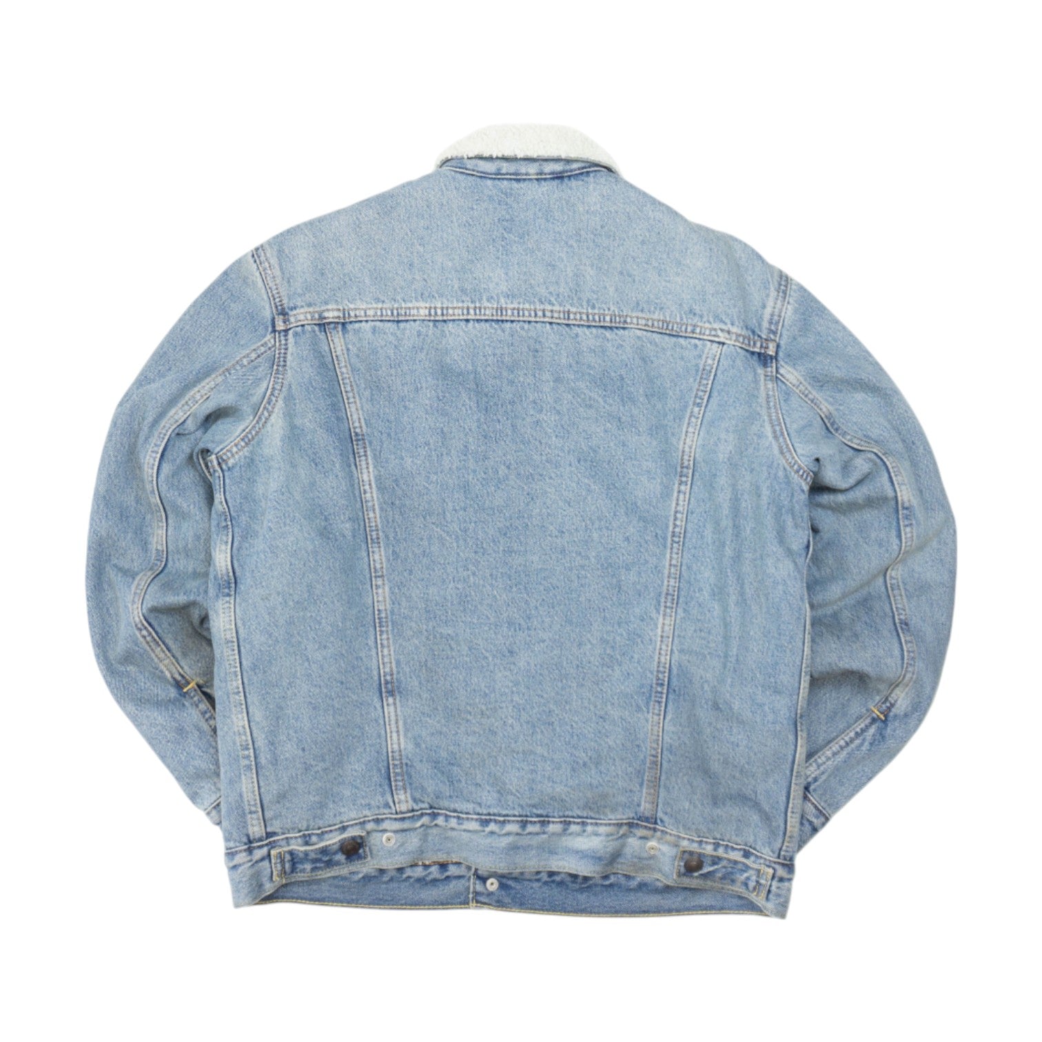 Levi’s Premium “Big E” Sherpa Trucker Дънково Яке