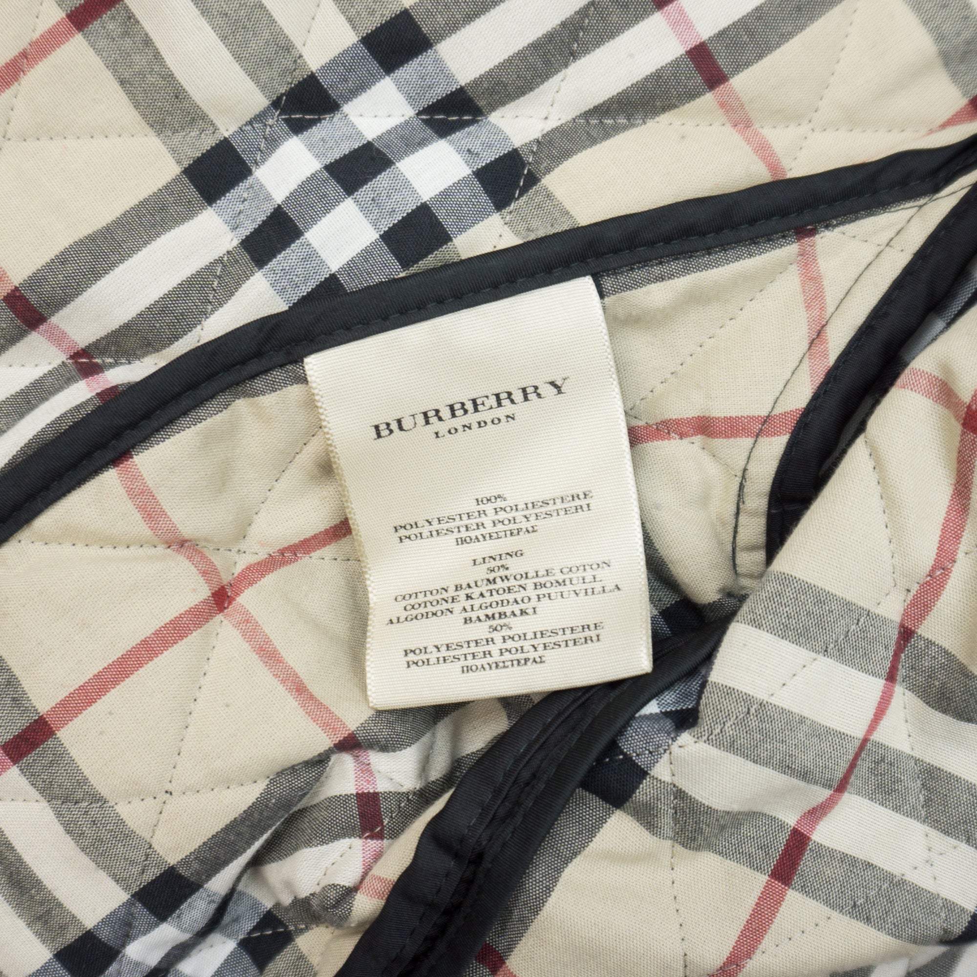Burberry Nova Check Ватирано Яке