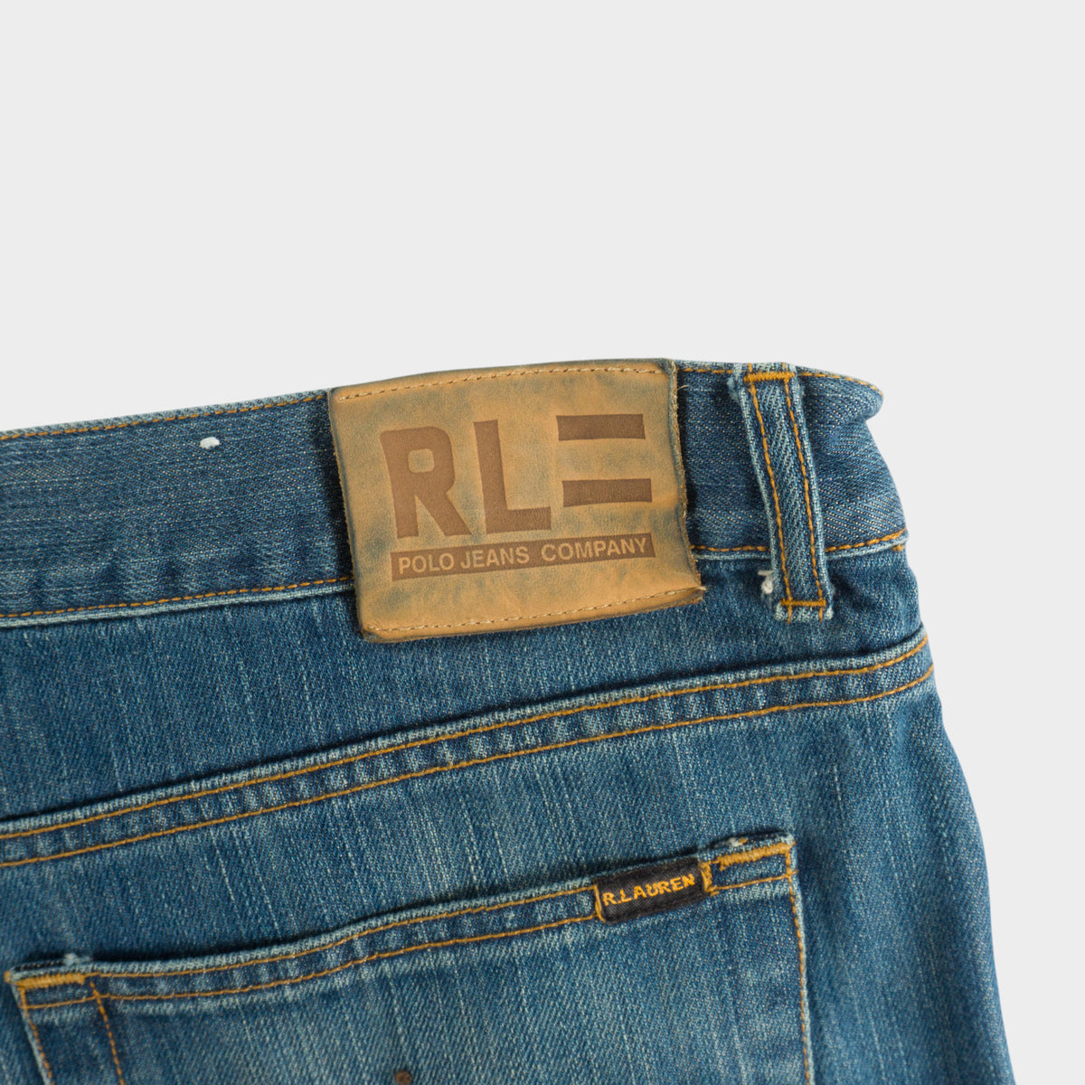 Polo Jeans Co. Ralph Lauren Aged Indigo Wash Винтидж 90-те Сини Дънки