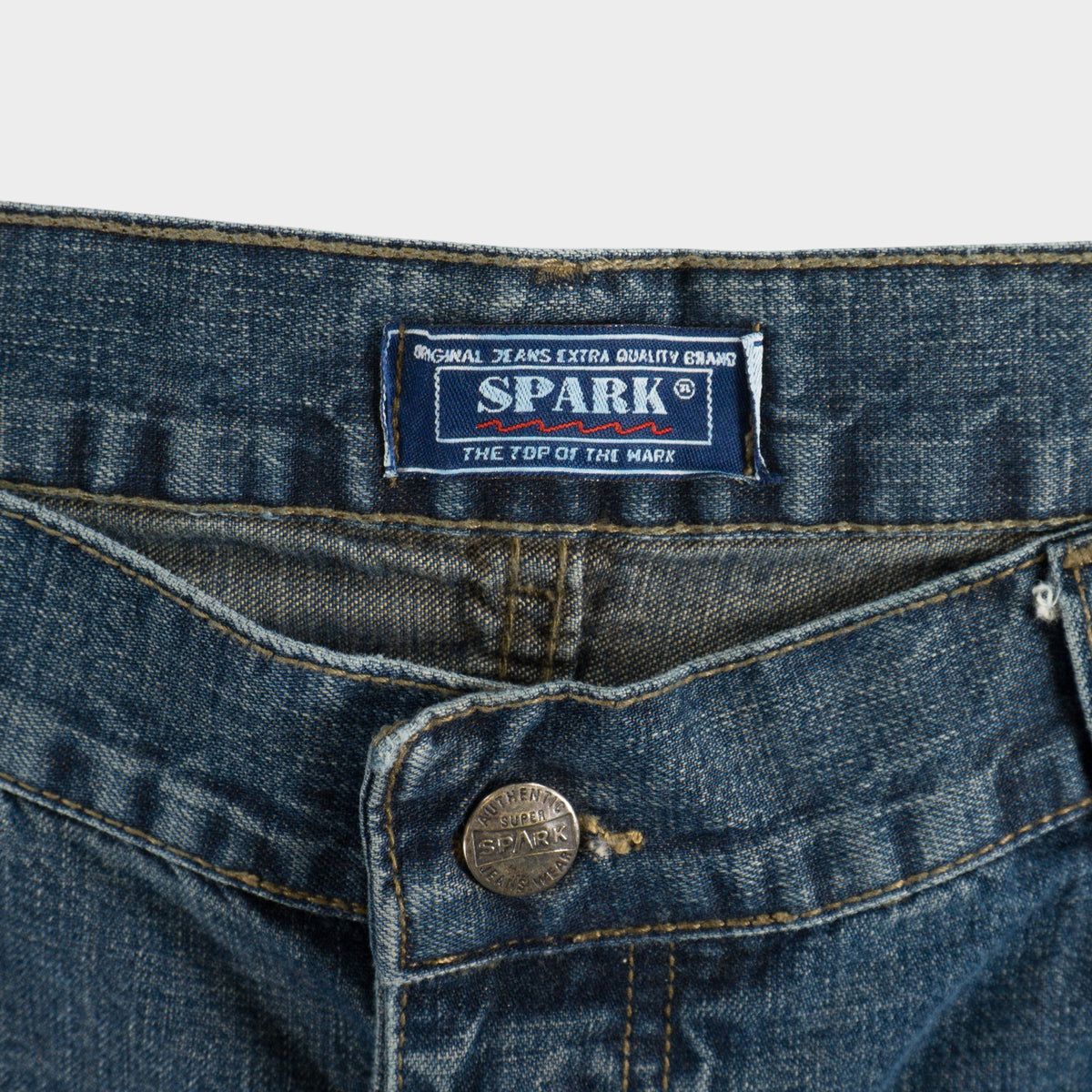 Spark Винтидж 2000-те Сини Къси Дънки