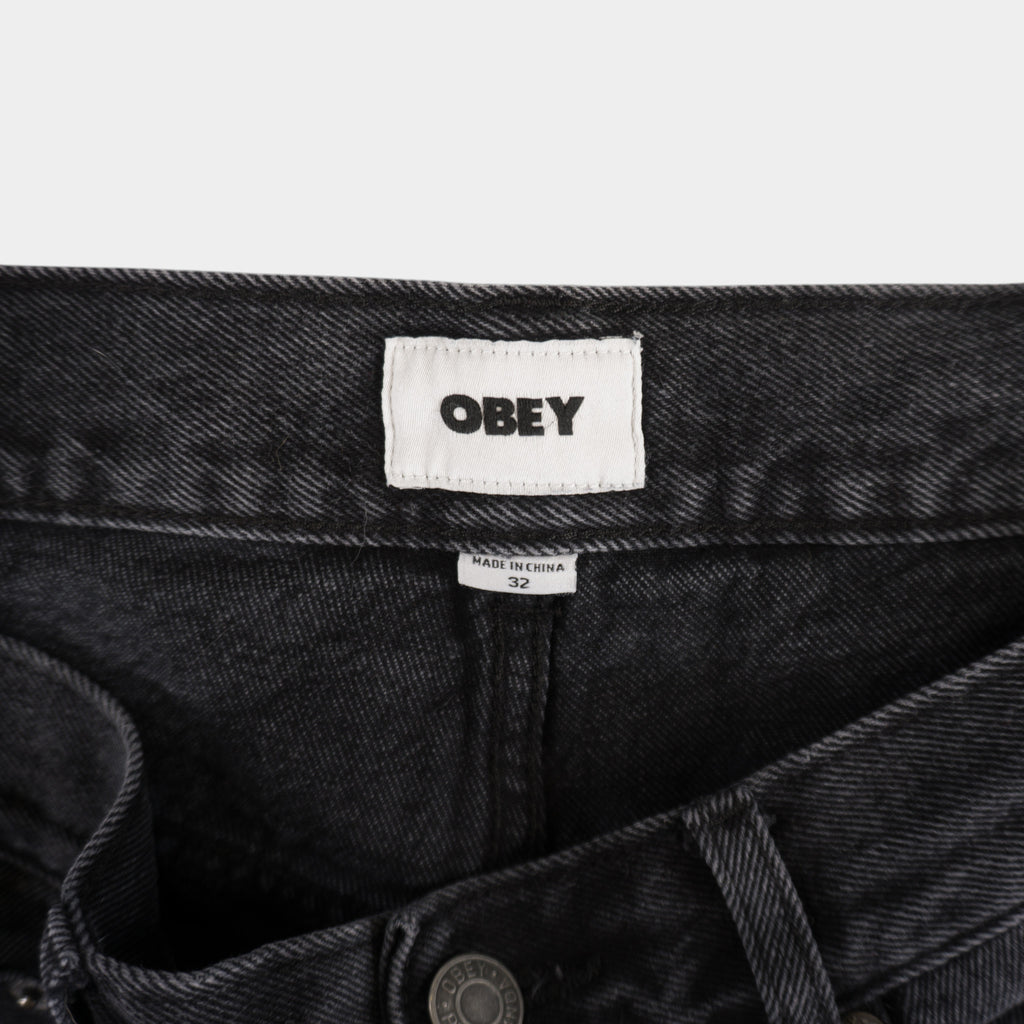 Obey Тъмно Сиви Дънки
