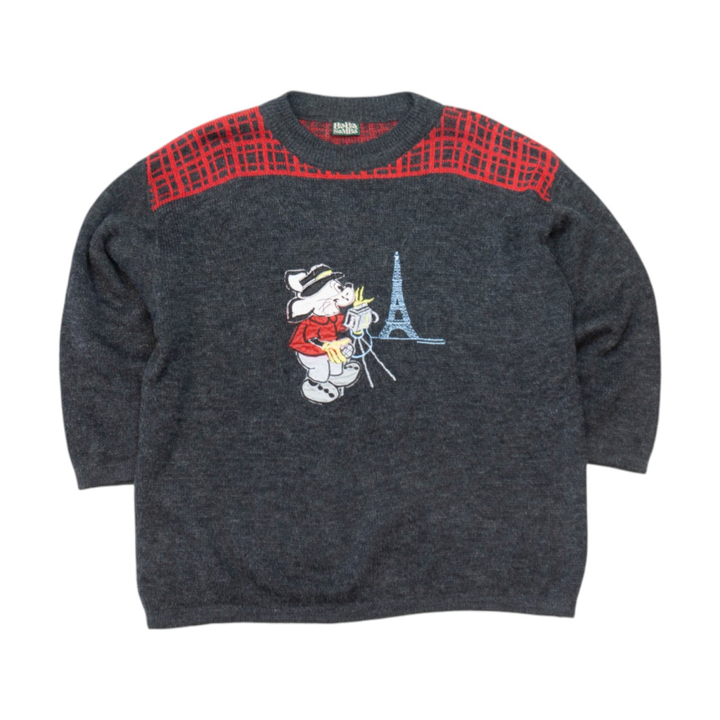 Vintage Плетен Пуловер от 90те