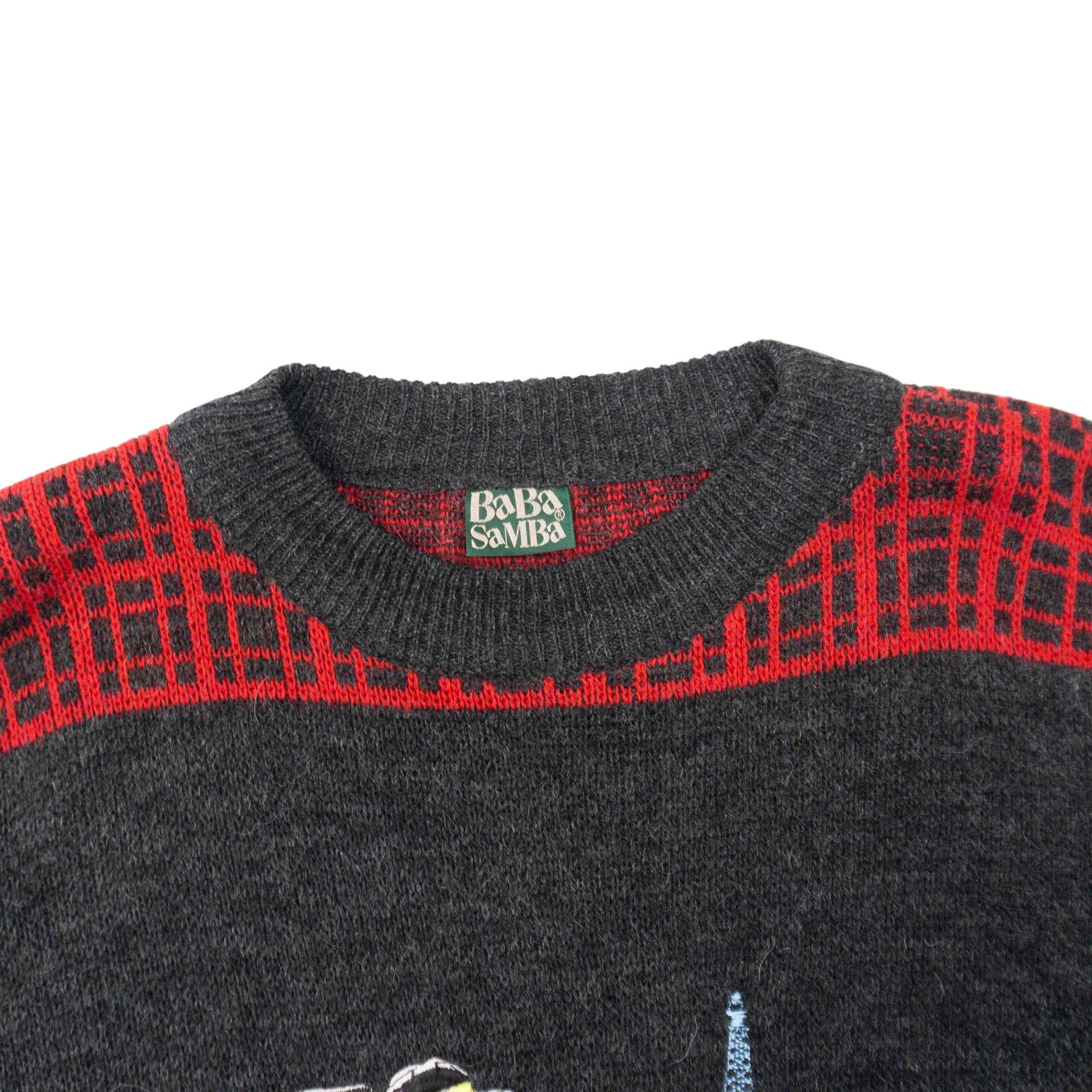 Vintage Плетен Пуловер от 90те