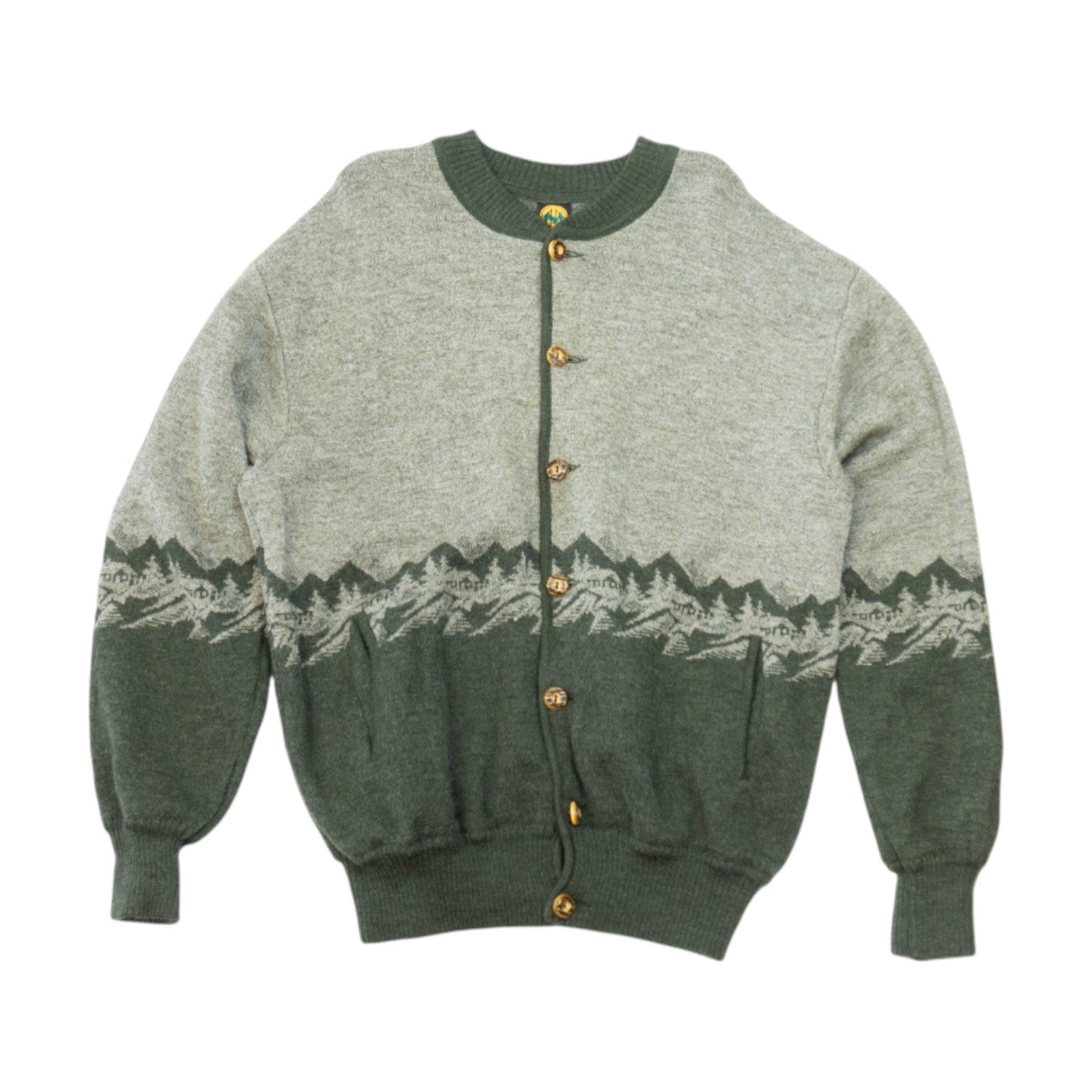 Vintage Вълнена Жилетка от 90те