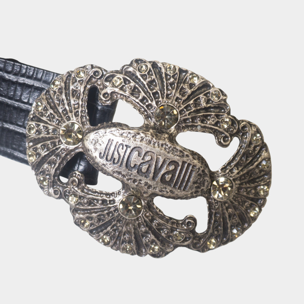 Just Cavalli Винтидж Кожен Колан