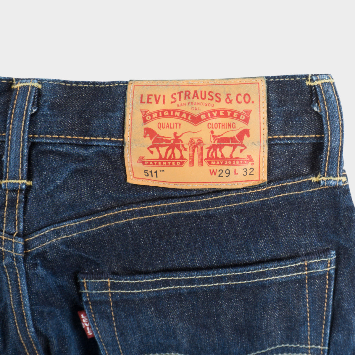 Levi’s 511 Selvedge Сини Дънки