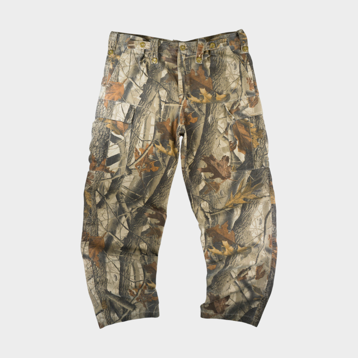 Realtree Винтидж 2000-те Зелени Камуфлажни Карго Панталони