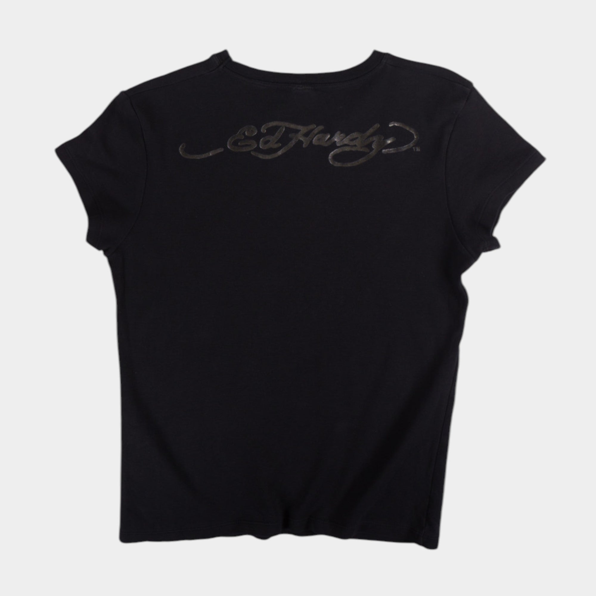Ed Hardy Винтидж 2000те Чернa Тениска с Графика