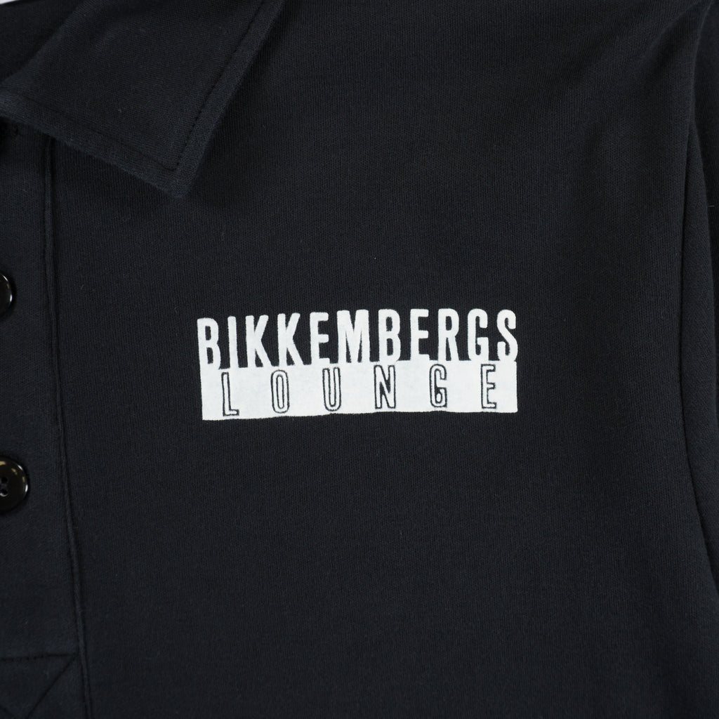 Dirk Bikkembergs Черна Блуза с Яка