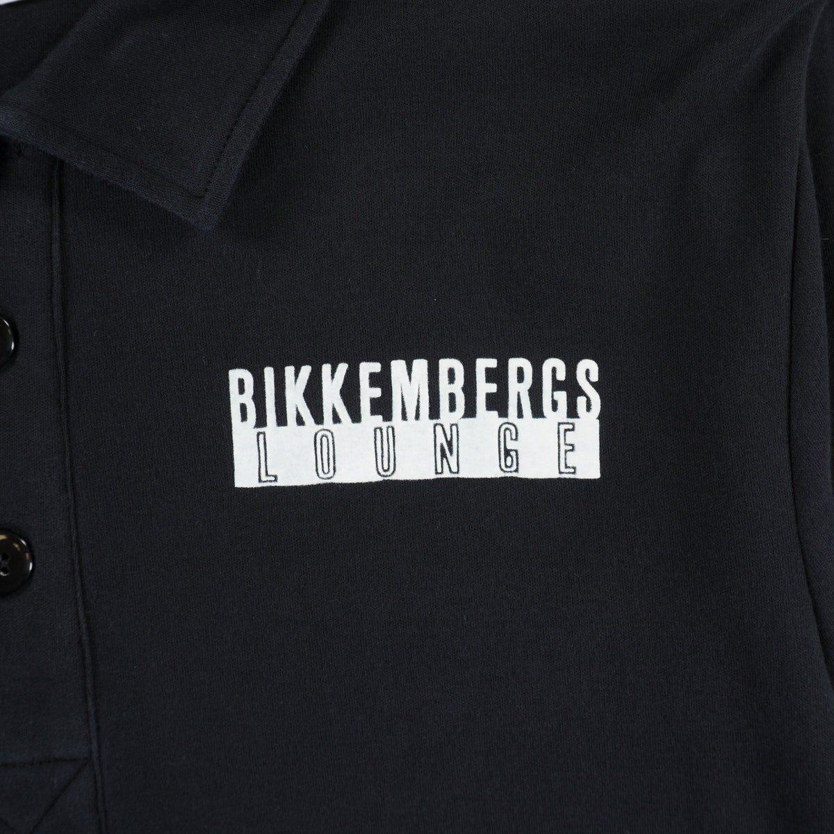 Dirk Bikkembergs Черна Блуза с Яка