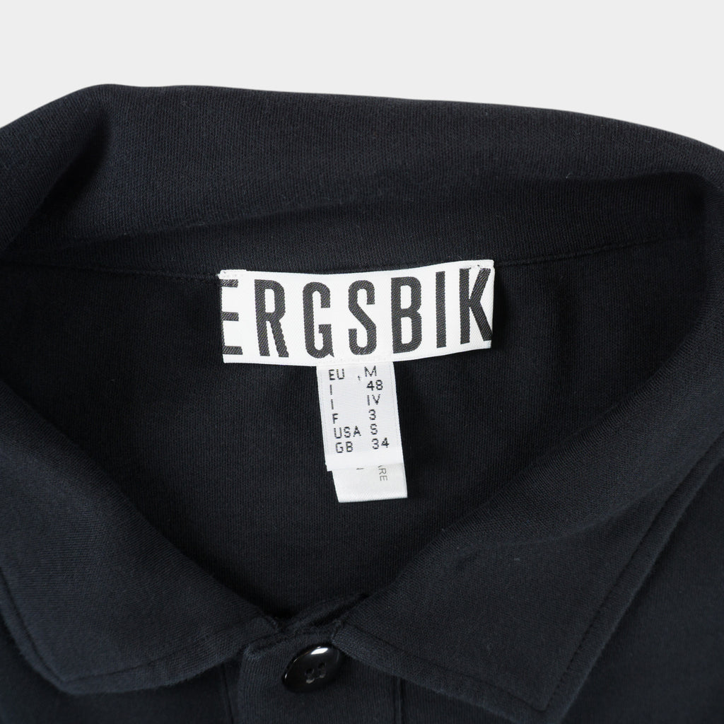 Dirk Bikkembergs Черна Блуза с Яка