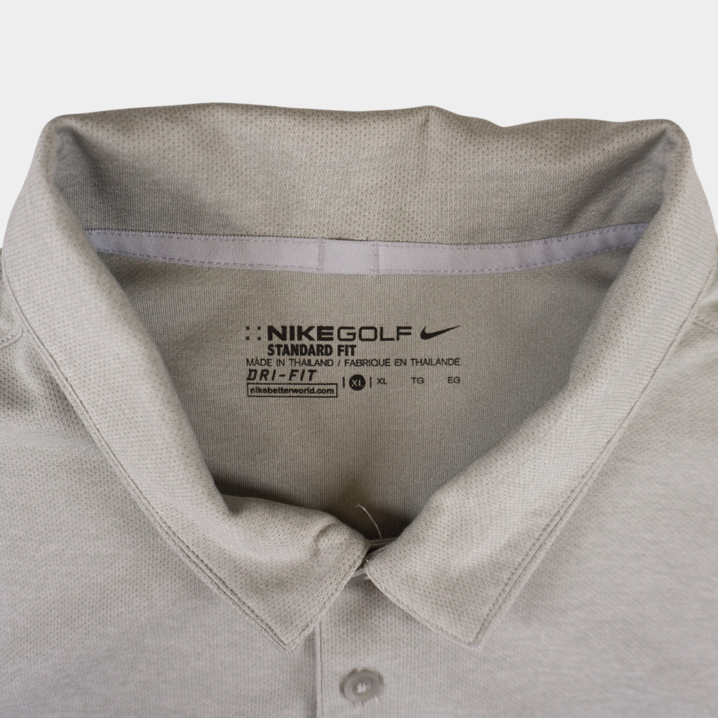Nike Dri-Fit Сива Тениска с Яка