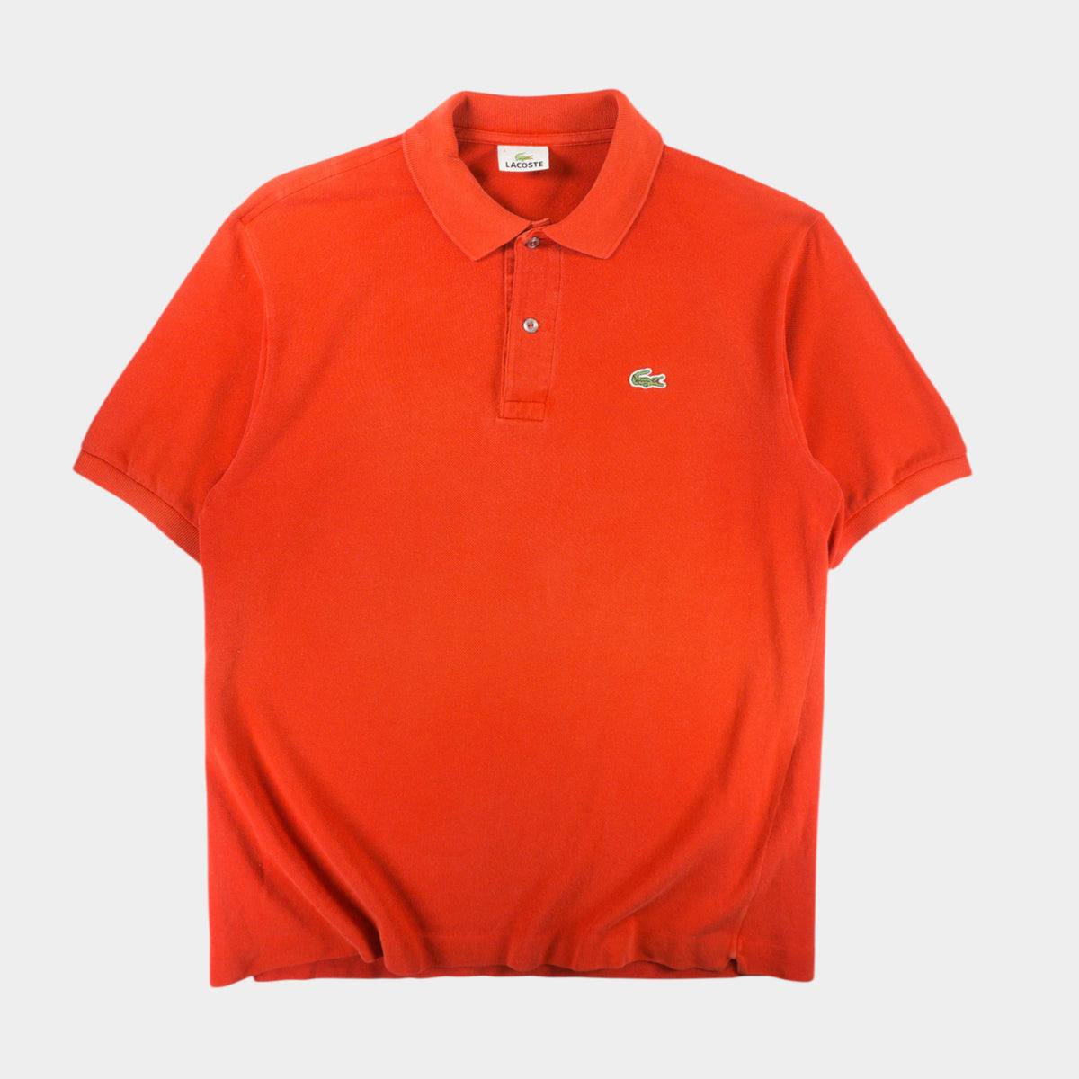 Lacoste Винтидж 90-те Червена Тениска с Яка
