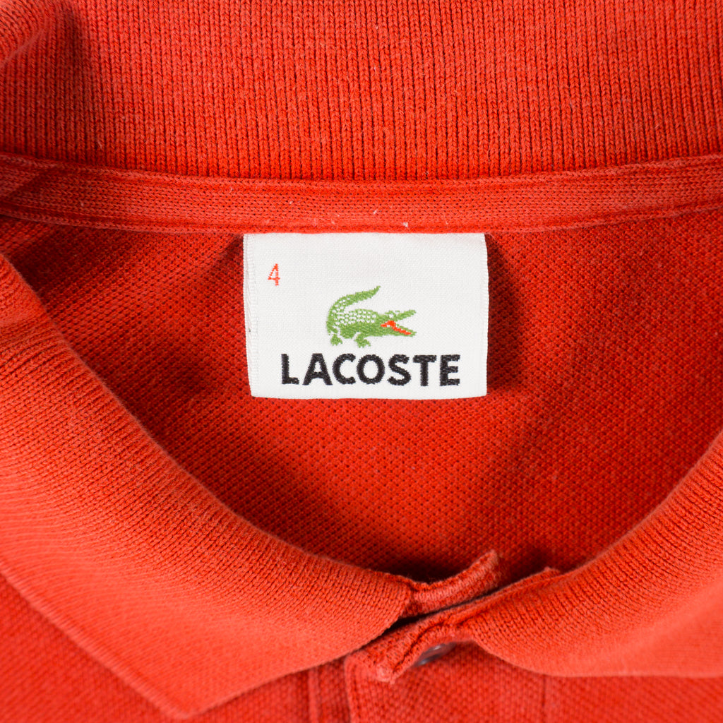Lacoste Винтидж 90-те Червена Тениска с Яка