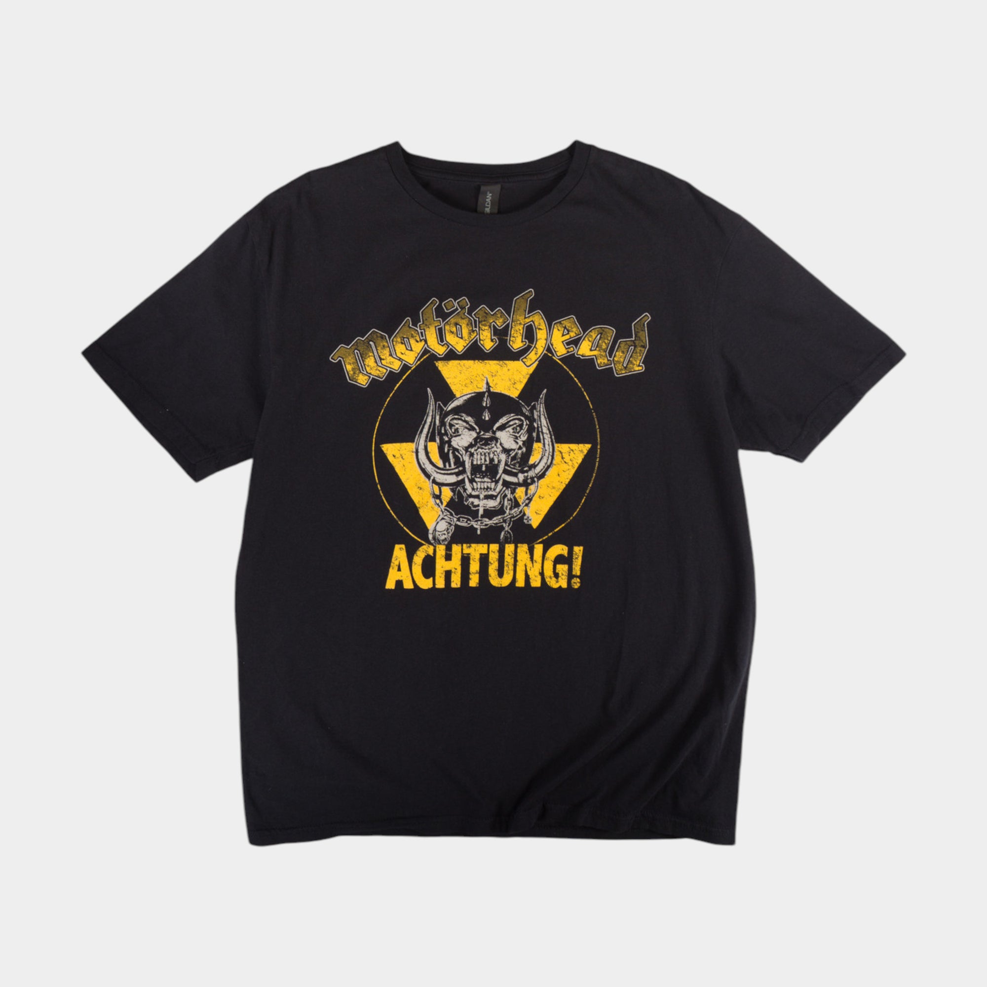 Gildan X Motorhead Черна Тениска с Графика