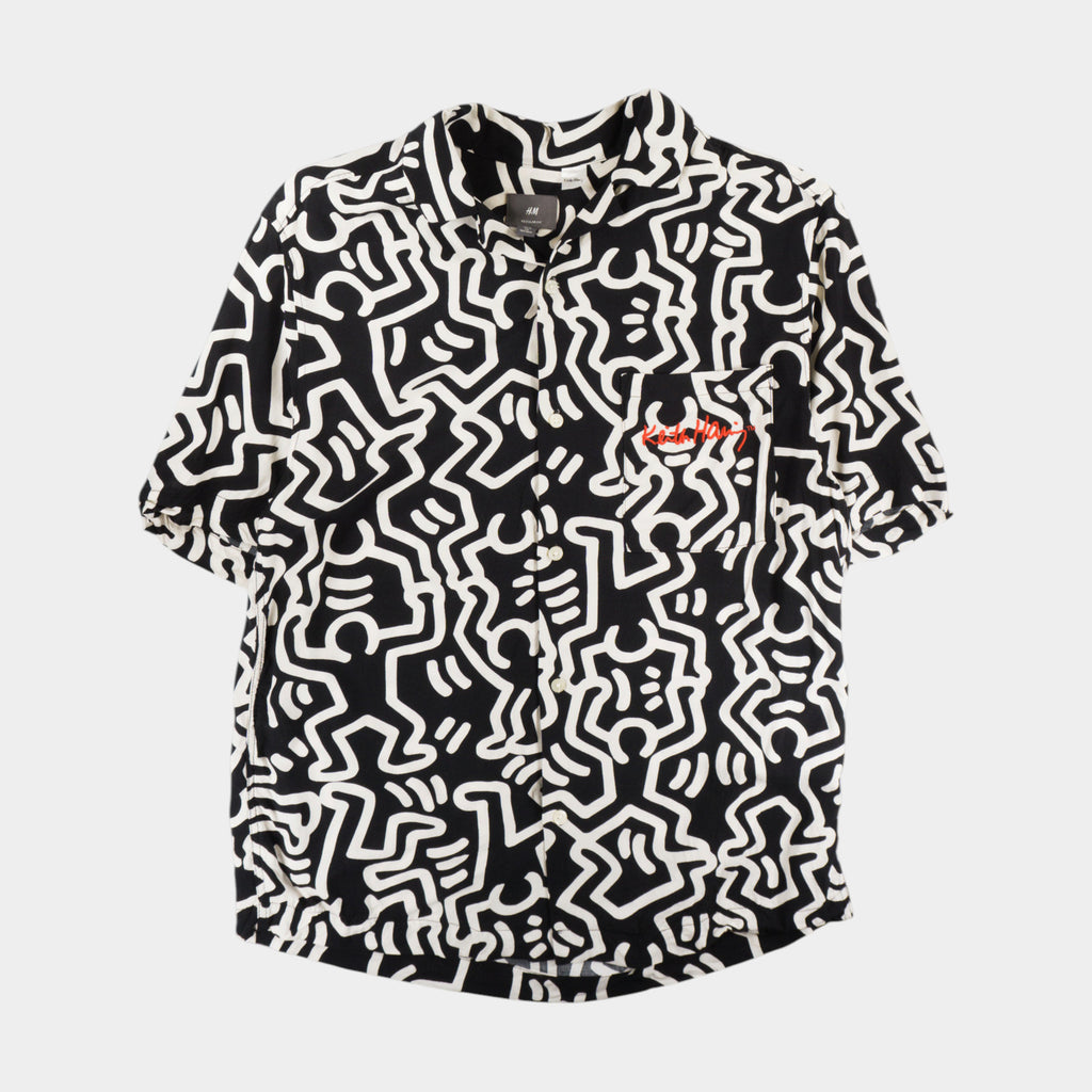 H&M X Keith Haring Риза с Къс Ръкав