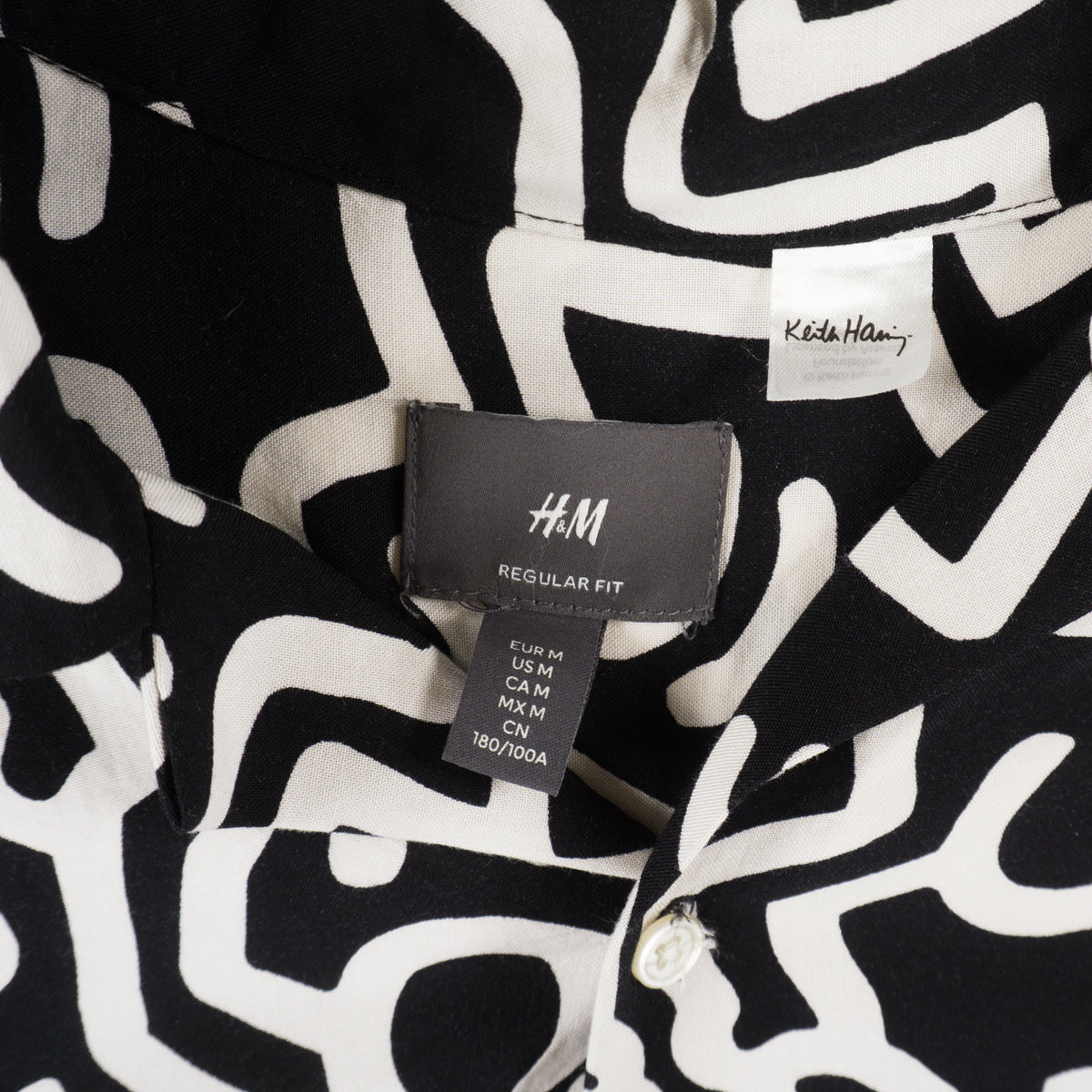 H&M X Keith Haring Риза с Къс Ръкав
