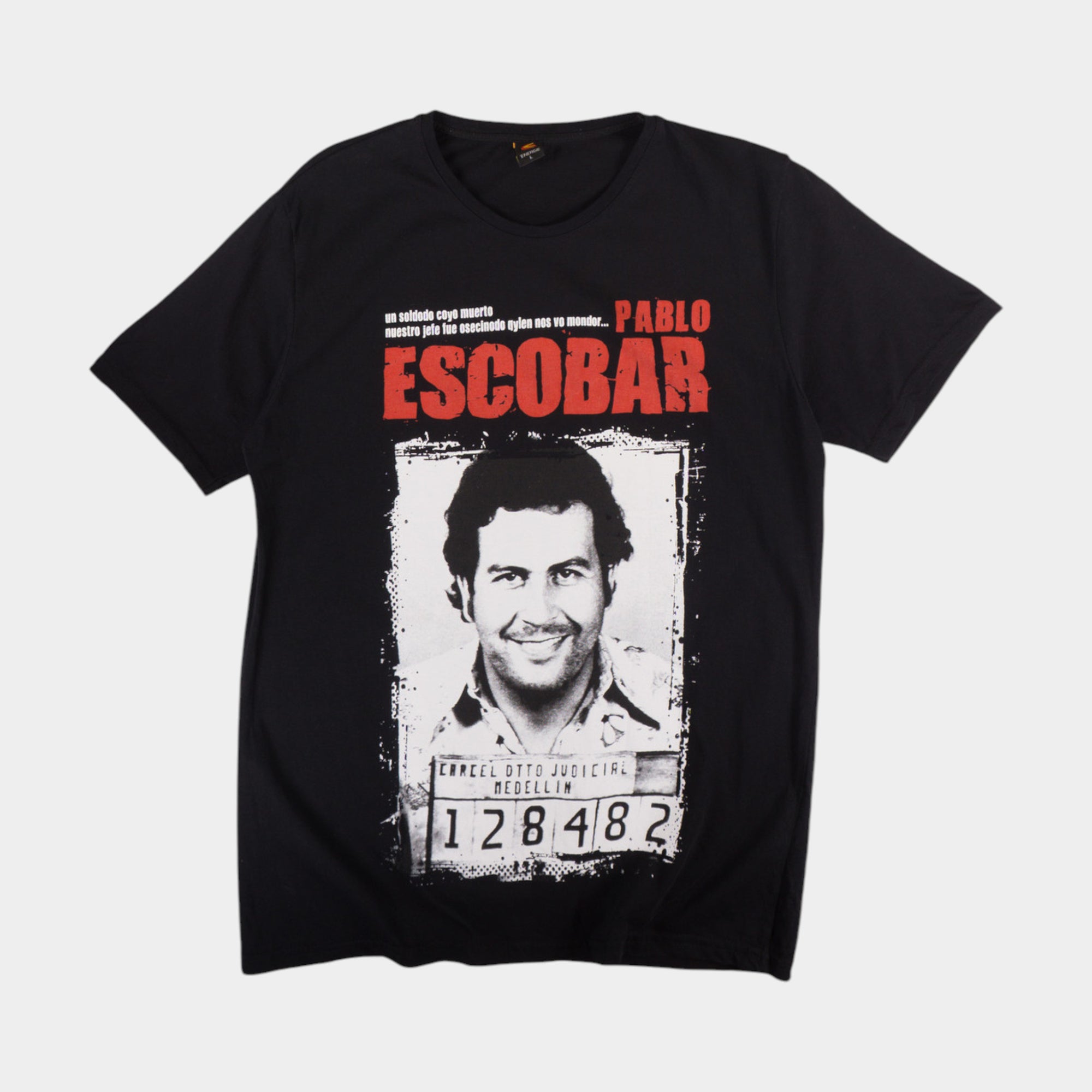 Energie X Pablo Escobar Чернa Тениска с Графика