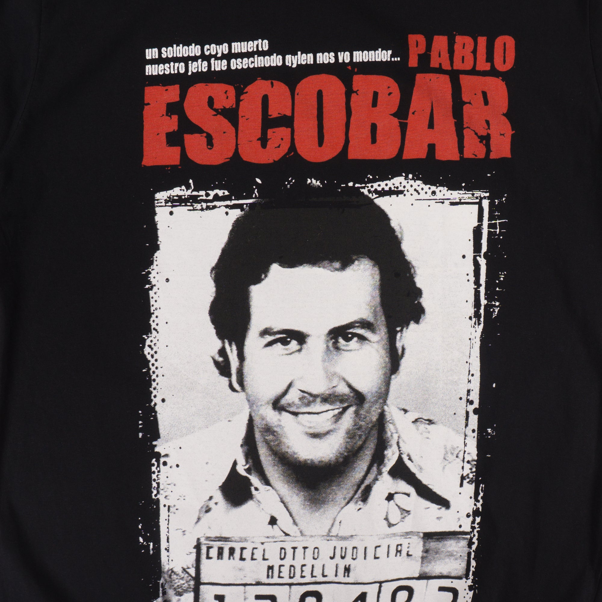 Energie X Pablo Escobar Чернa Тениска с Графика