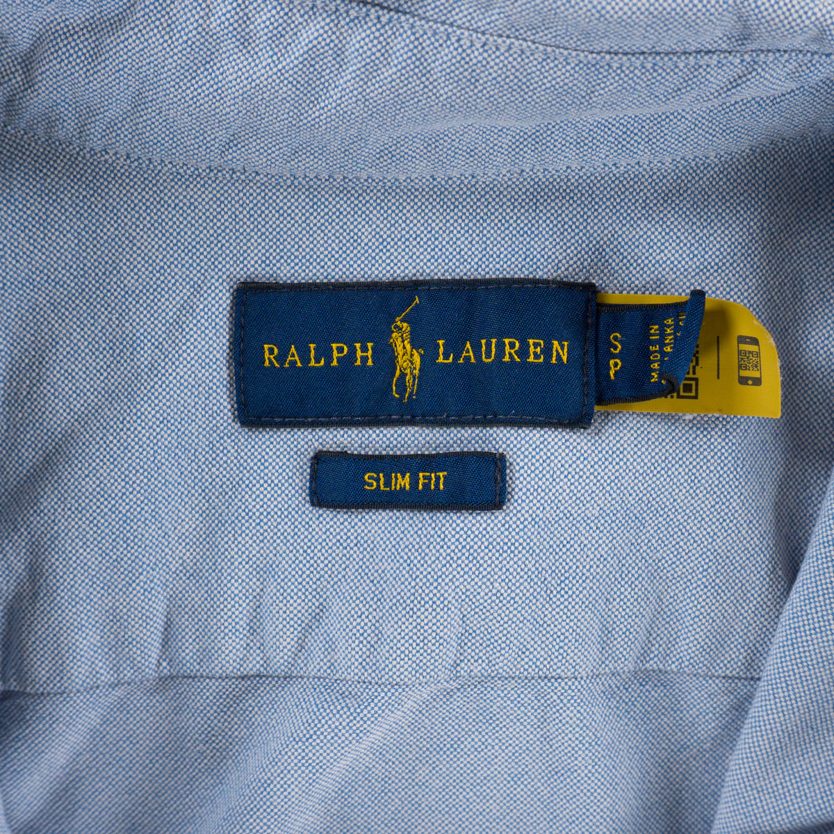 Ralph Lauren Синя Риза с Дълъг Ръкав