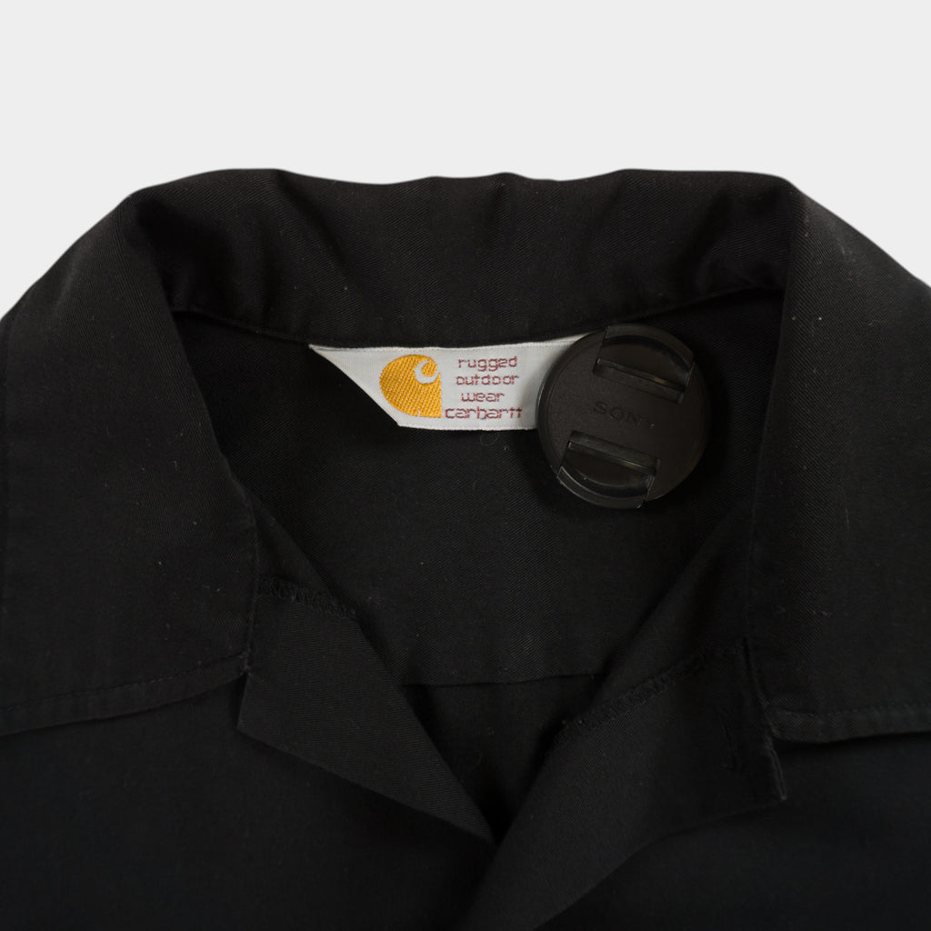Carhartt Винтидж Черна Риза с Къс Ръкав