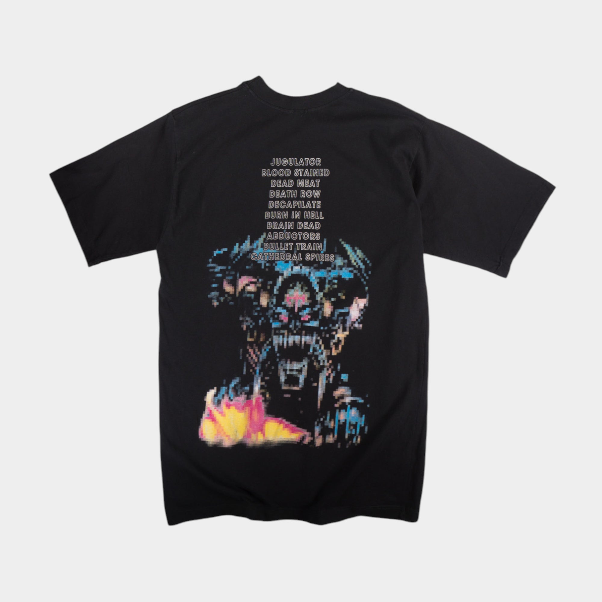 American Eagle X Judas Priest Винтидж 2000те Чернa Тениска с Графика